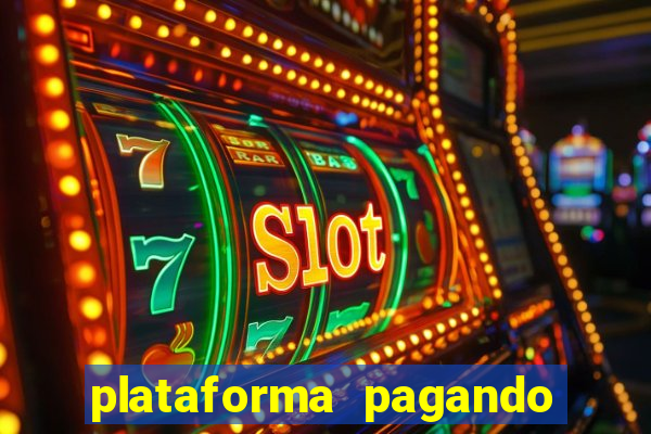 plataforma pagando bem hoje